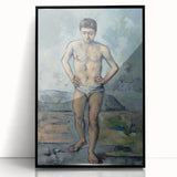 Impressionism Wall Art: The Bather by Paul Cézanne Prints