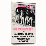 Ramones Retro Poster - Vintage Concert Art - Rocket to Russia 1978