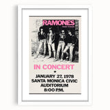 Ramones Retro Poster - Vintage Concert Art - Rocket to Russia 1978