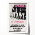 Ramones Retro Poster - Vintage Concert Art - Rocket to Russia 1978