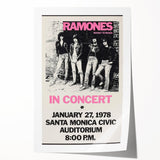 Ramones Retro Poster - Vintage Concert Art - Rocket to Russia 1978
