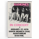 Ramones Retro Poster - Vintage Concert Art - Rocket to Russia 1978