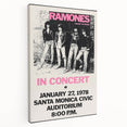 Ramones Retro Poster - Vintage Concert Art - Rocket to Russia 1978