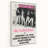 Ramones Retro Poster - Vintage Concert Art - Rocket to Russia 1978