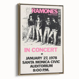 Ramones Retro Poster - Vintage Concert Art - Rocket to Russia 1978
