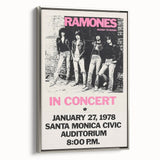 Ramones Retro Poster - Vintage Concert Art - Rocket to Russia 1978
