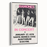 Ramones Retro Poster - Vintage Concert Art - Rocket to Russia 1978