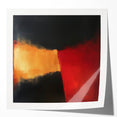 Colorful Abstract Wall Art – Red, Gold & Black Modern Expression