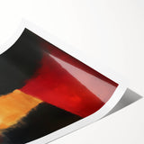 Colorful Abstract Wall Art – Red, Gold & Black Modern Expression