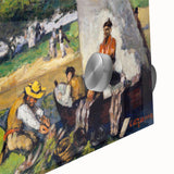 Impressionist Landscape Wall Art - Claude Monet Style Fishermen Scene