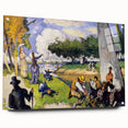 Impressionist Landscape Wall Art - Claude Monet Style Fishermen Scene