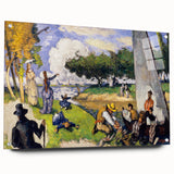 Impressionist Landscape Wall Art - Claude Monet Style Fishermen Scene