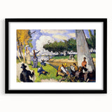 Impressionist Landscape Wall Art - Claude Monet Style Fishermen Scene