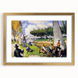 Impressionist Landscape Wall Art - Claude Monet Style Fishermen Scene