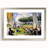 Impressionist Landscape Wall Art - Claude Monet Style Fishermen Scene