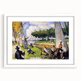 Impressionist Landscape Wall Art - Claude Monet Style Fishermen Scene