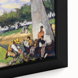 Impressionist Landscape Wall Art - Claude Monet Style Fishermen Scene