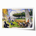 Impressionist Landscape Wall Art - Claude Monet Style Fishermen Scene