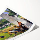 Impressionist Landscape Wall Art - Claude Monet Style Fishermen Scene