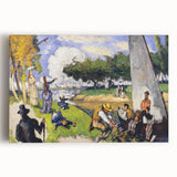 Impressionist Landscape Wall Art - Claude Monet Style Fishermen Scene