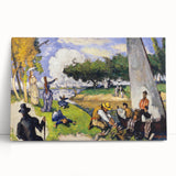 Impressionist Landscape Wall Art - Claude Monet Style Fishermen Scene