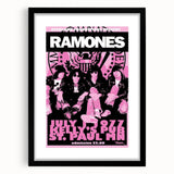 Ramones Retro Poster - 1977 Concert Art - Kelly's Pub St. Paul MN