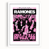 Ramones Retro Poster - 1977 Concert Art - Kelly's Pub St. Paul MN