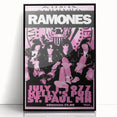 Ramones Retro Poster - 1977 Concert Art - Kelly's Pub St. Paul MN