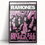 Ramones Retro Poster - 1977 Concert Art - Kelly's Pub St. Paul MN