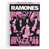 Ramones Retro Poster - 1977 Concert Art - Kelly's Pub St. Paul MN