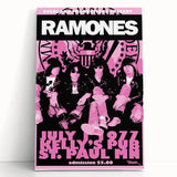 Ramones Retro Poster - 1977 Concert Art - Kelly's Pub St. Paul MN