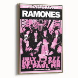Ramones Retro Poster - 1977 Concert Art - Kelly's Pub St. Paul MN