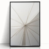 Umbrella Geometry – Minimal Dynamic Abstract Motion Wall Art