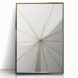Umbrella Geometry – Minimal Dynamic Abstract Motion Wall Art