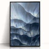 Framed acrylic artwork showcasing a stunning landscape of caves, featuring rich colors and intricate details, perfect for adding a touch of nature-inspired elegance to any space.