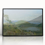 Lago Avernus Romantic Landscape - Historical Romanticism Canvas Print