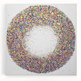 Modern Office Wall Art - Vibrant Multicolor Abstract Circle Print