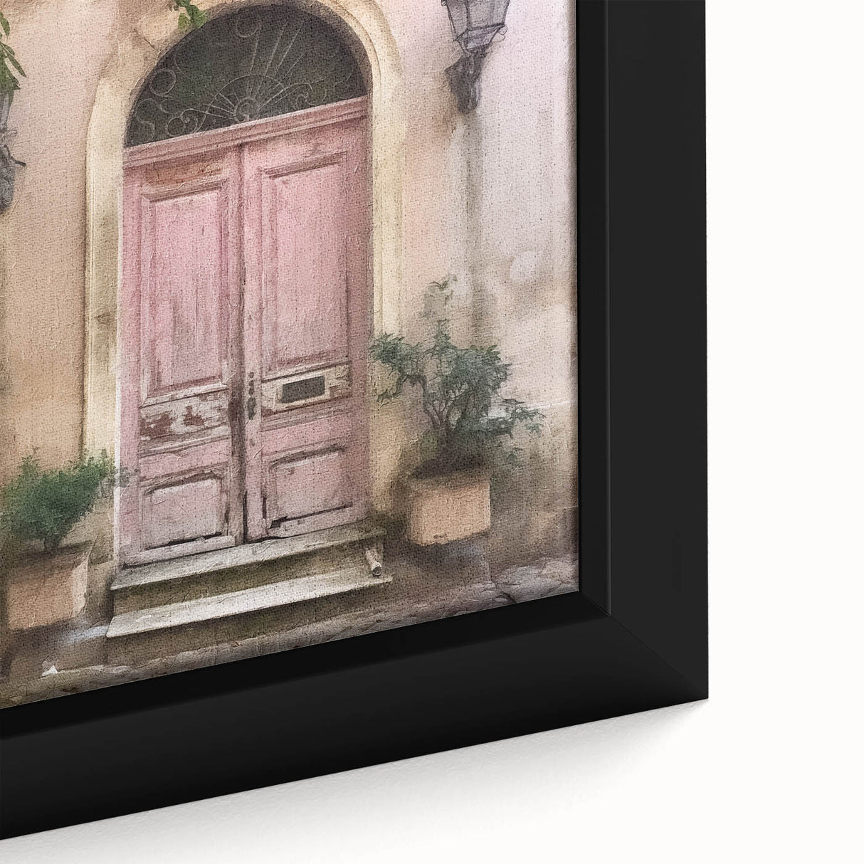 Extra large black wall art featuring a textured, colorful abstract design on framed canvas, ideal for living room decor.