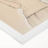 Soft Art Deco Wall Art - Minimalist Portrait of Woman in Pink Accents