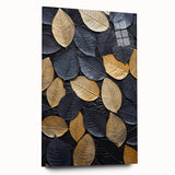 Vibrant acrylic wall art showcasing a floral and botanical design with colorful flowers and lush green leaves, elegantly displayed from a side view without pins, ideal for adding a lively touch to home decor.