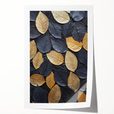 Floral wall art print showcasing intricate designs of colorful flowers and botanical leaves, rolled and ready for display, perfect for home decor enhancement.