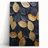 Stretched canvas wall art showcasing a vibrant floral and botanical design with colorful flowers and green leaves, adding a lively touch to any home decor.