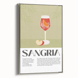 Framed canvas depicting a vintage poster of colorful landscape art paintings, with a dominant black border.