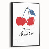 Black and white vintage poster art of a landscape on framed canvas, ideal for bedroom wall decor.