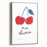 Landscape art painting of a colorful rural scene on a framed canvas, ideal for dining room decor.