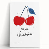 Large black and white stretched canvas featuring inspirational food quotes, ideal for kitchen wall art.