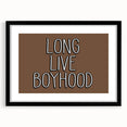 Long Live Boyhood Boys Room Wall Art – Kids Wall Art Prints