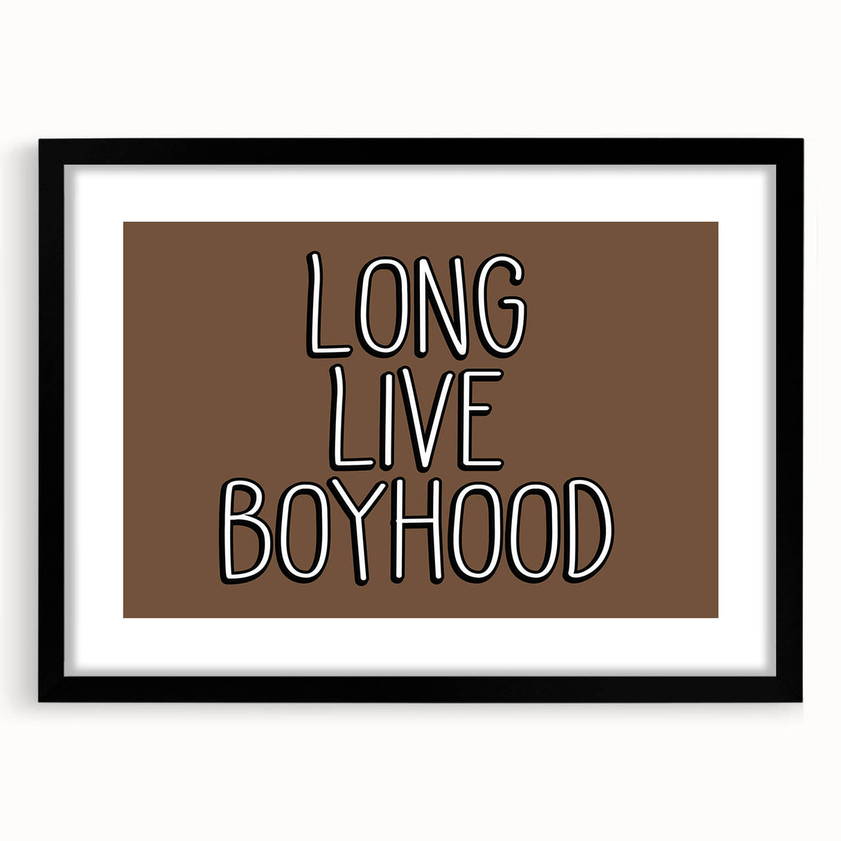Long Live Boyhood Boys Room Wall Art – Kids Wall Art Prints