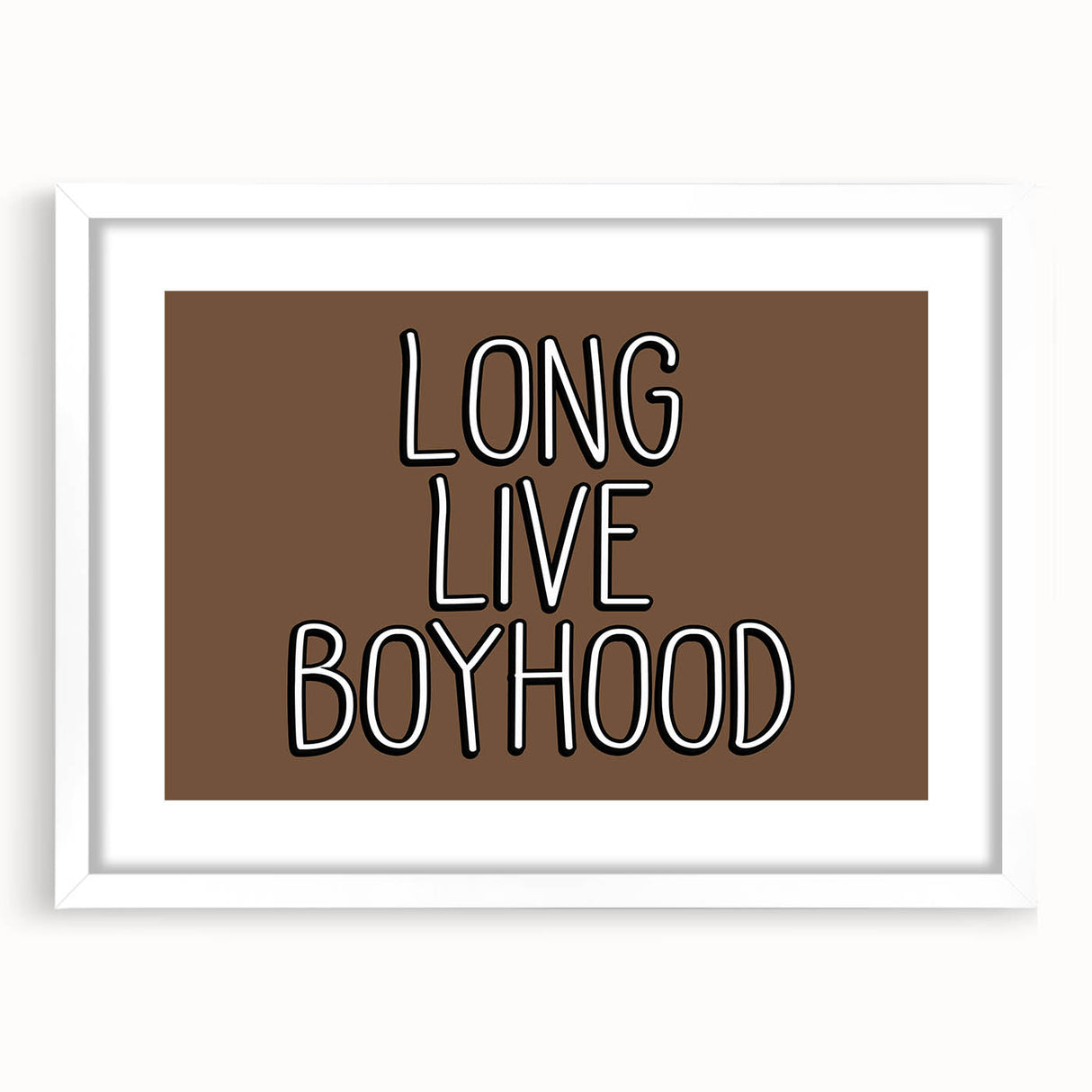 Long Live Boyhood Boys Room Wall Art – Kids Wall Art Prints