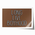 Long Live Boyhood Boys Room Wall Art – Kids Wall Art Prints